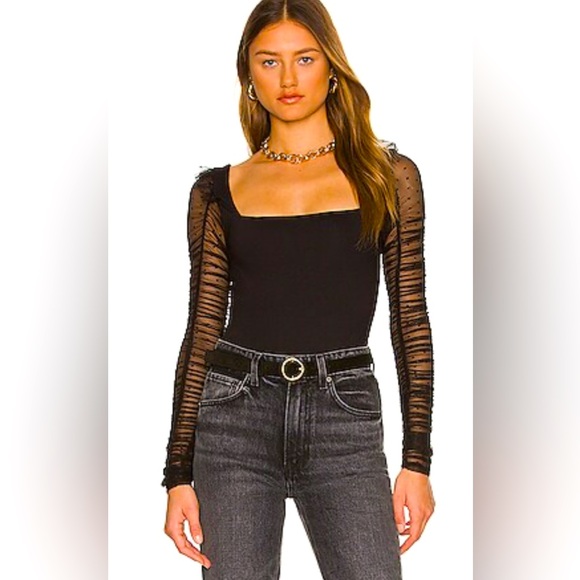 Free People Tops - Free People Must Be Love Bodysuit